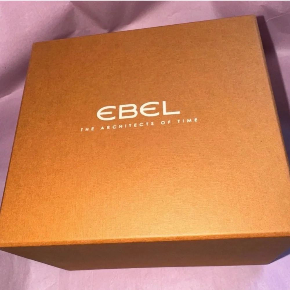 Ladies Women’s EBEL Beluga SS Diamond & Blue Mother of Pearl Wrist Watch w/ Box
